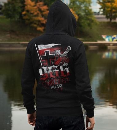 Bluza z kapturem  CHRZEST POLSKI